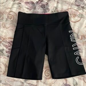 Calvin Klein Black Bike Shorts with Sleek Design